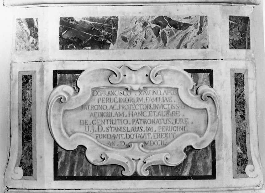 lapide - bottega campana (sec. XVIII)