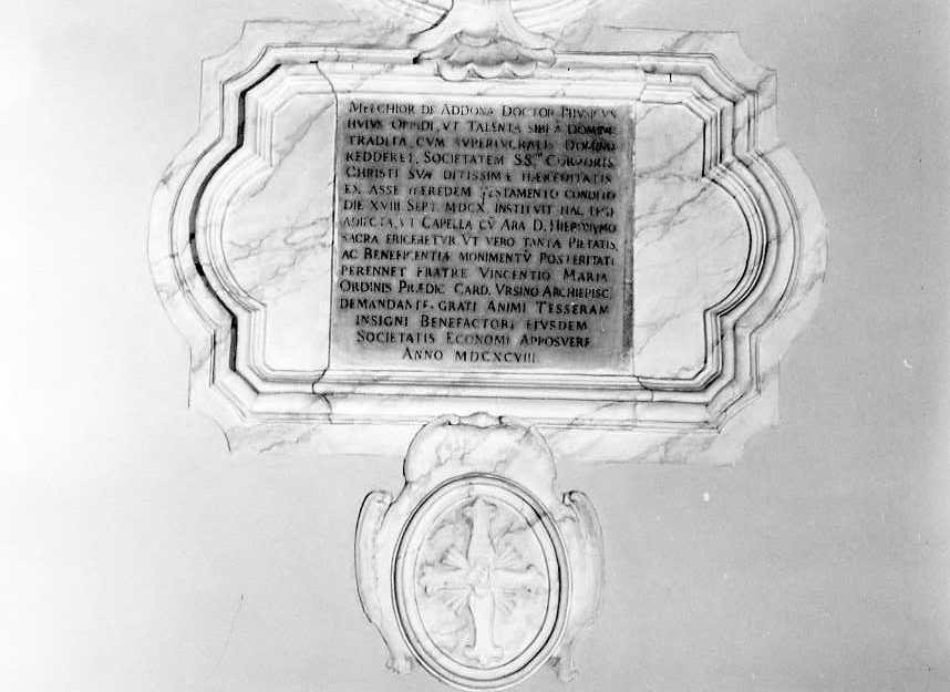 lapide - bottega campana (sec. XVII)