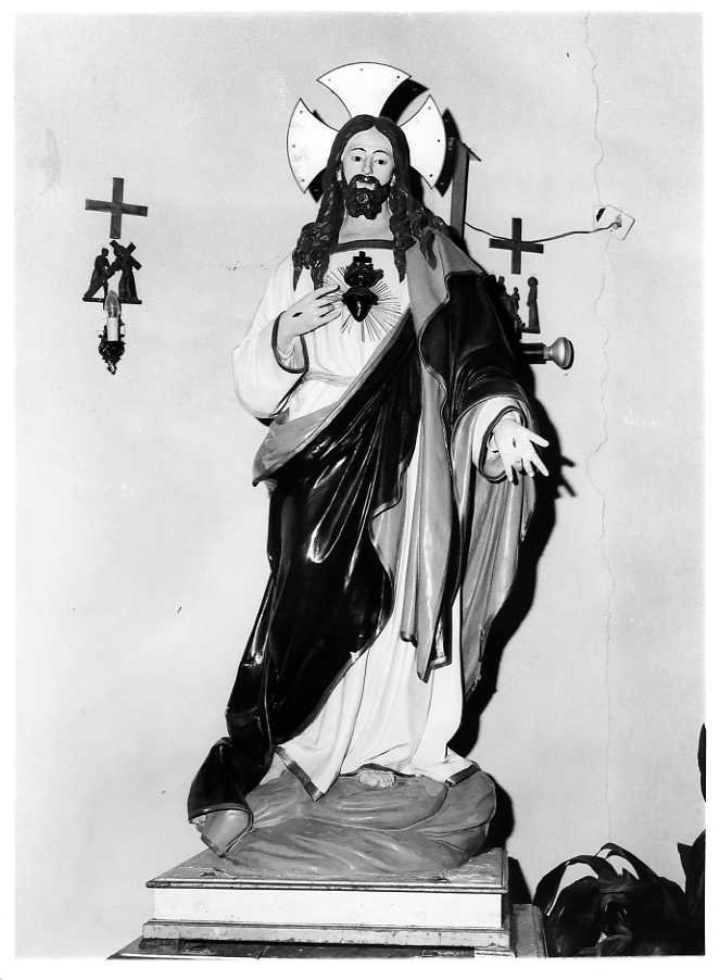 Sacro Cuore di Gesù (statua) - bottega campana (inizio sec. XX)