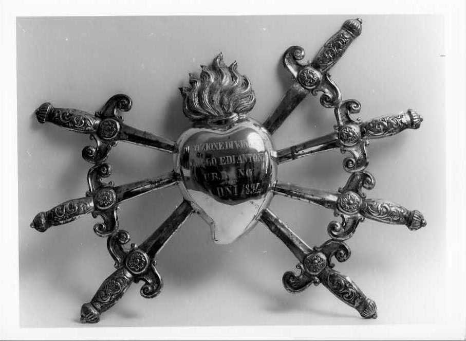 addobbo di statua di D'Onofrio Vincenzo (sec. XIX)