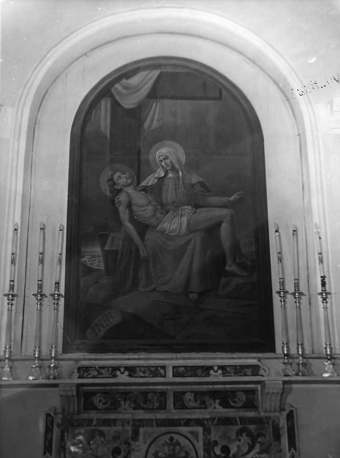 Pietà (dipinto) di Torelli Vittorio Luigi (sec. XX)