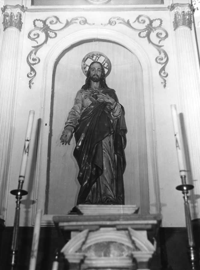 Sacro Cuore di Gesù (statua) - bottega campana (prima metà sec. XX)