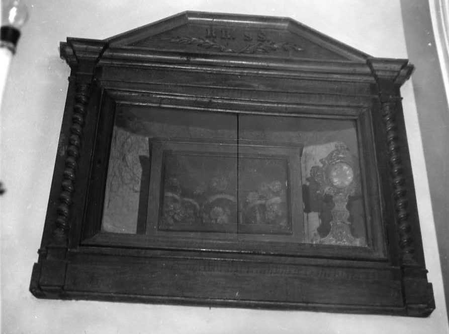 vetrina per reliquie - bottega napoletana (sec. XIX)