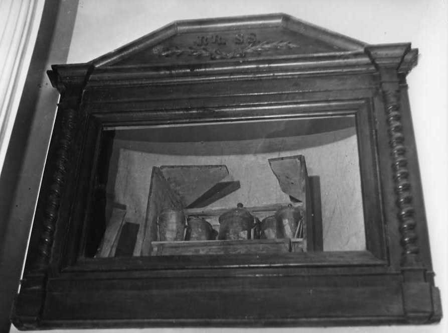vetrina per reliquie - bottega napoletana (sec. XIX)