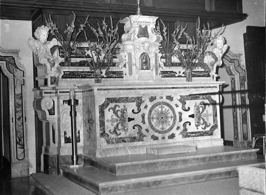 altare maggiore - bottega napoletana (sec. XVII)