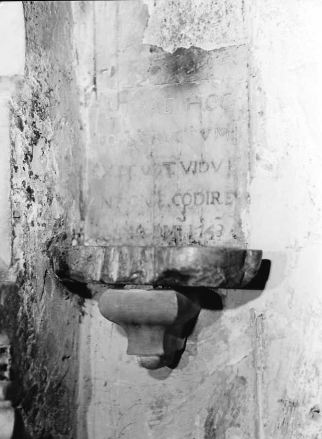 lapide - bottega campana (sec. XVIII)