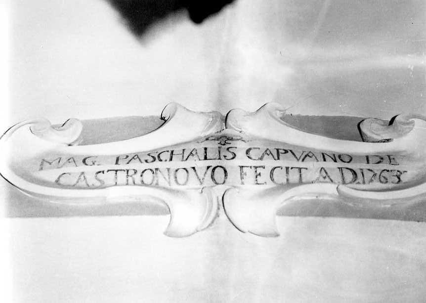 decorazione plastica di Capuano Pasquale (sec. XVIII)