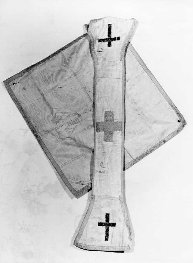 paramento liturgico, insieme - manifattura campana (sec. XIX)