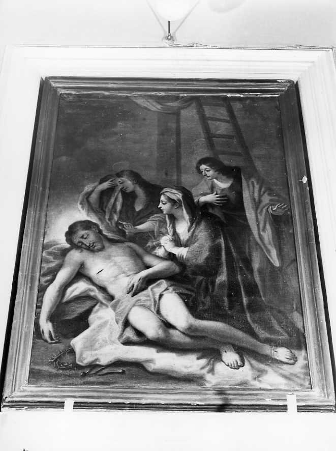 deposizione di Cristo dalla croce (dipinto) - ambito campano (sec. XVIII)