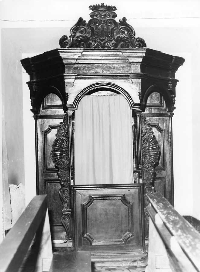 confessionale - bottega campana (sec. XVIII)