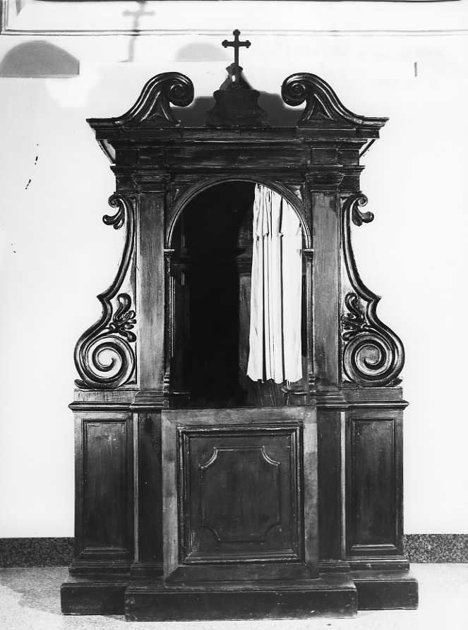 confessionale, serie - bottega campana (sec. XIX)