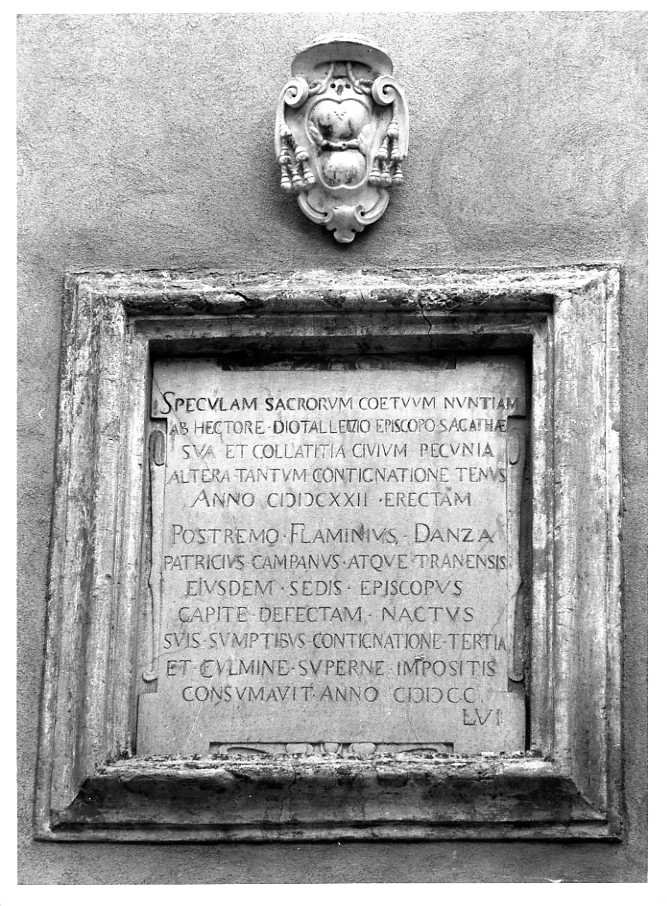 lapide commemorativa - bottega campana (prima metà sec. XVII)