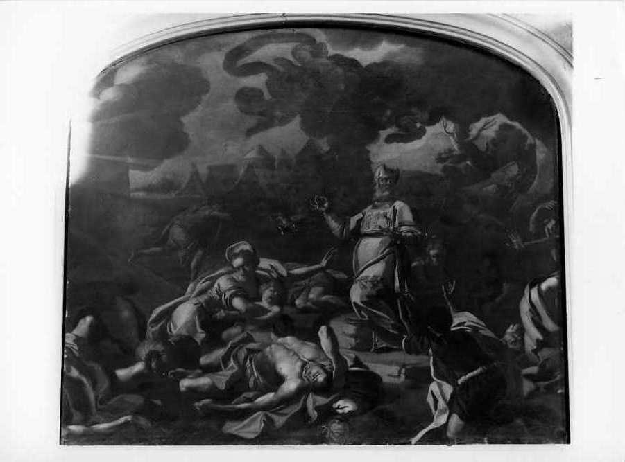 Aronne e la rivolta di Core (dipinto) - ambito napoletano (sec. XVIII)