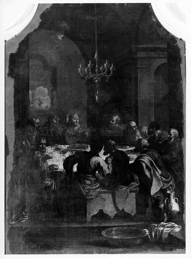 ultima cena (dipinto) - ambito napoletano (sec. XVIII)