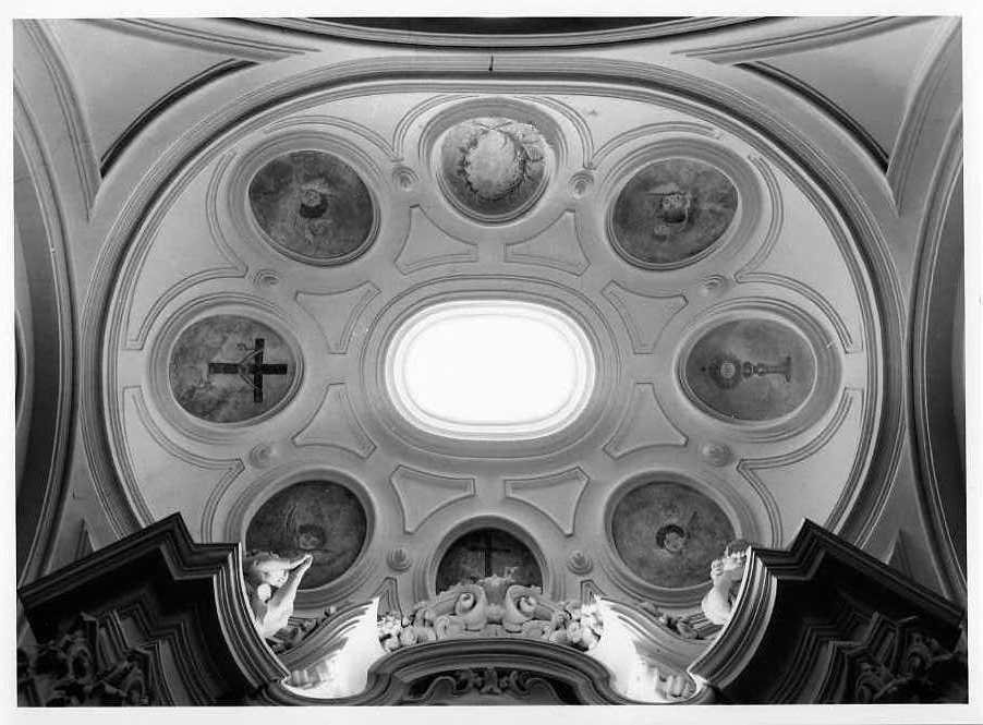 elementi decorativi (dipinto) - ambito napoletano (sec. XIX)