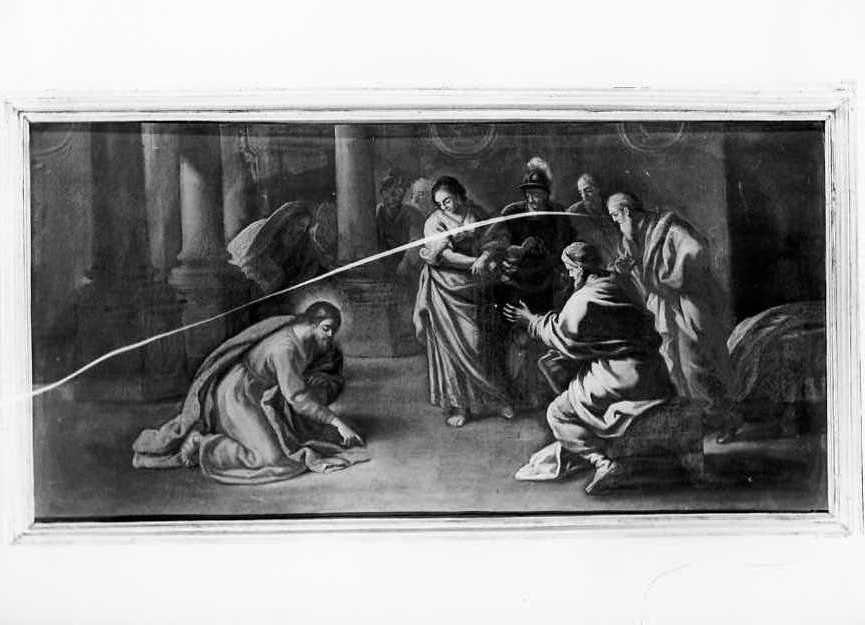 Cristo e l'adultera (dipinto) - ambito campano (sec. XIX)