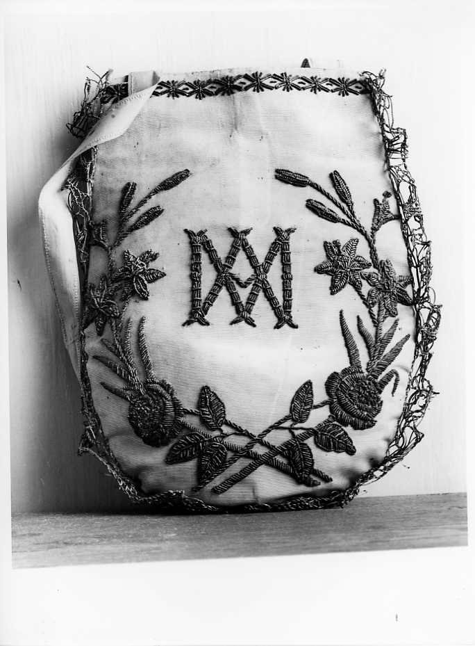 borsa per elemosine - manifattura campana (seconda metà sec. XVIII)