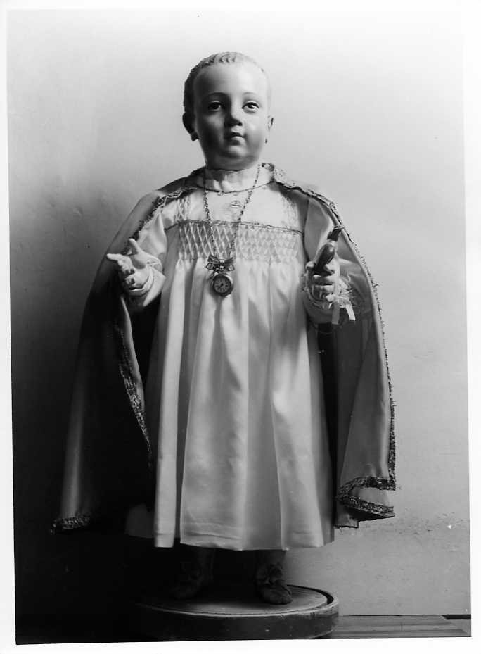 Gesù Bambino (statuetta devozionale) - bottega campana (sec. XIX)