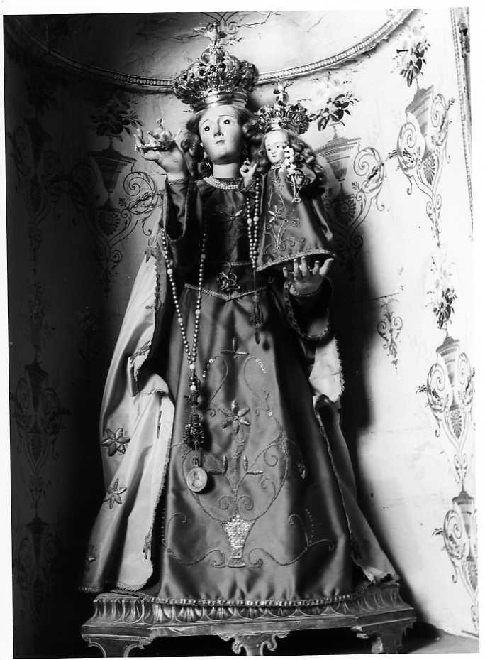 Madonna del Rosario (scultura) - bottega campana (sec. XIX)