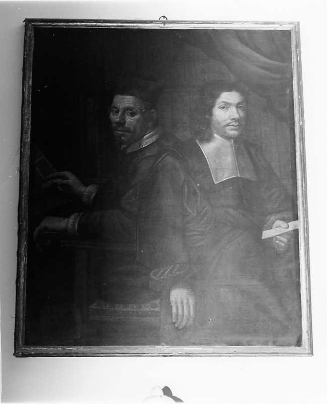 ritratto di due esponenti della famiglia Rainone (dipinto) - ambito napoletano (sec. XVII)