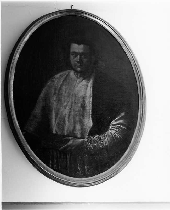 ritratto di prelato (dipinto) - ambito napoletano (sec. XVIII)