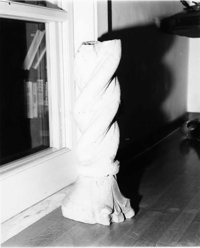 colonna, frammento - bottega campana (sec. XVII)