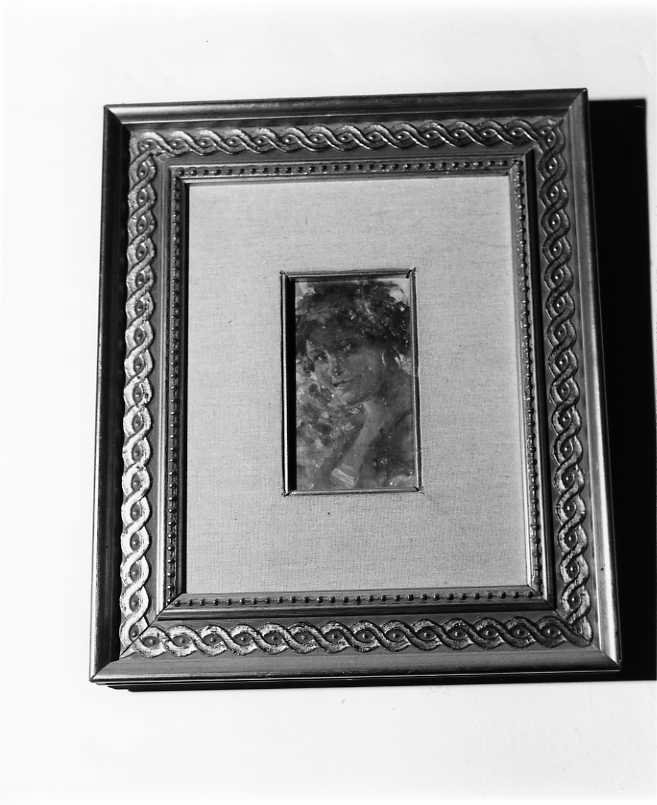 ritratto femminile (dipinto) - ambito napoletano (seconda metà sec. XIX)