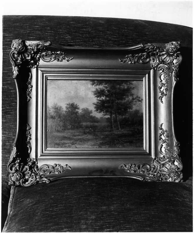 paesaggio (dipinto) - ambito campano (metà sec. XIX)