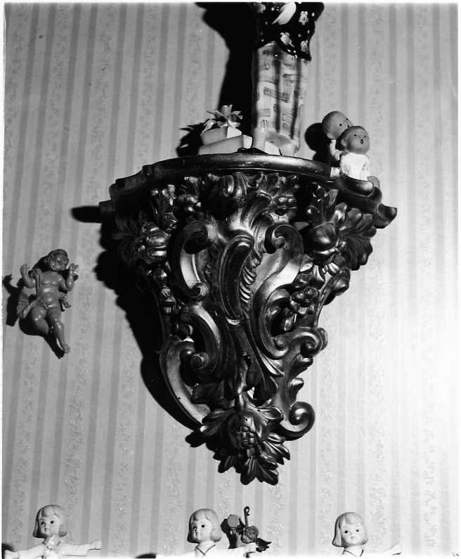 mensola - angolare - bottega campana (sec. XIX)