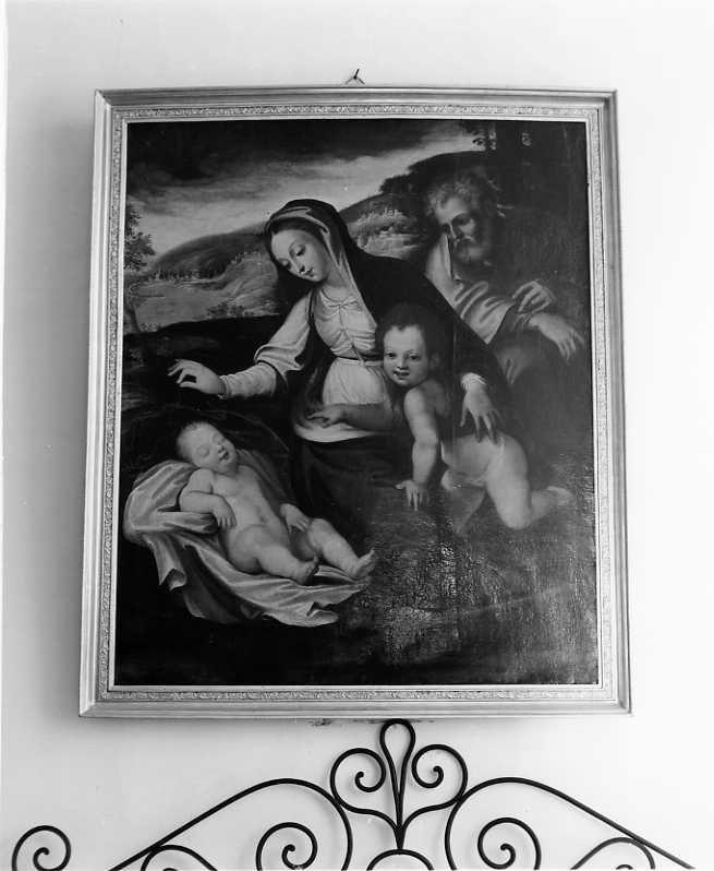 Sacra Famiglia con San Giovannino (dipinto) - ambito napoletano (seconda metà sec. XVI)
