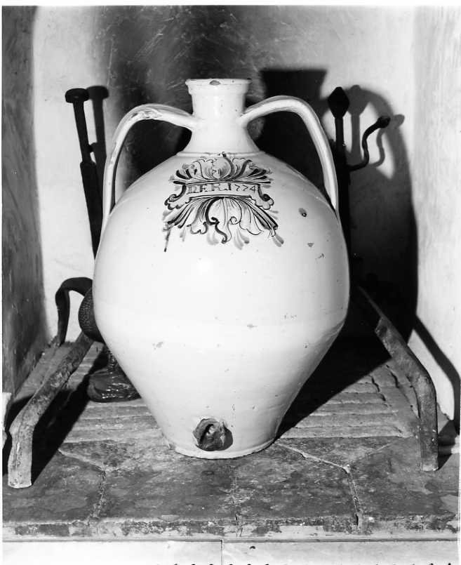 anfora - bottega campana (sec. XVIII)