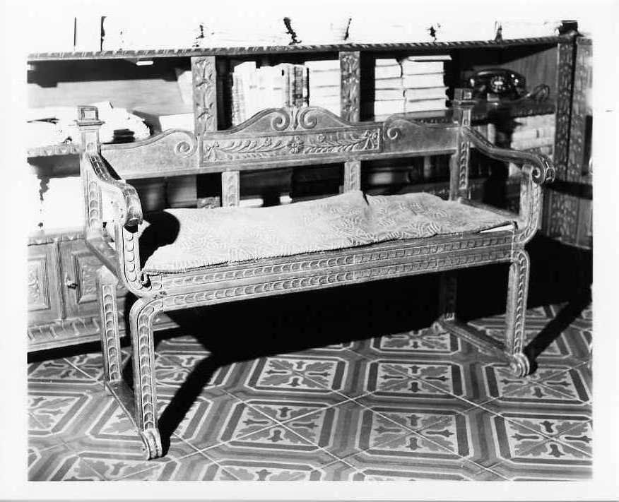 divano - bottega campana (fine sec. XIX)