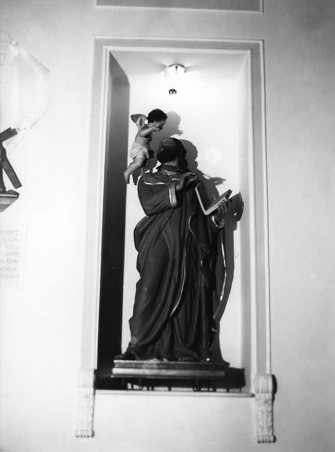 San Matteo e l'angelo (statua) - bottega campana (sec. XIX)