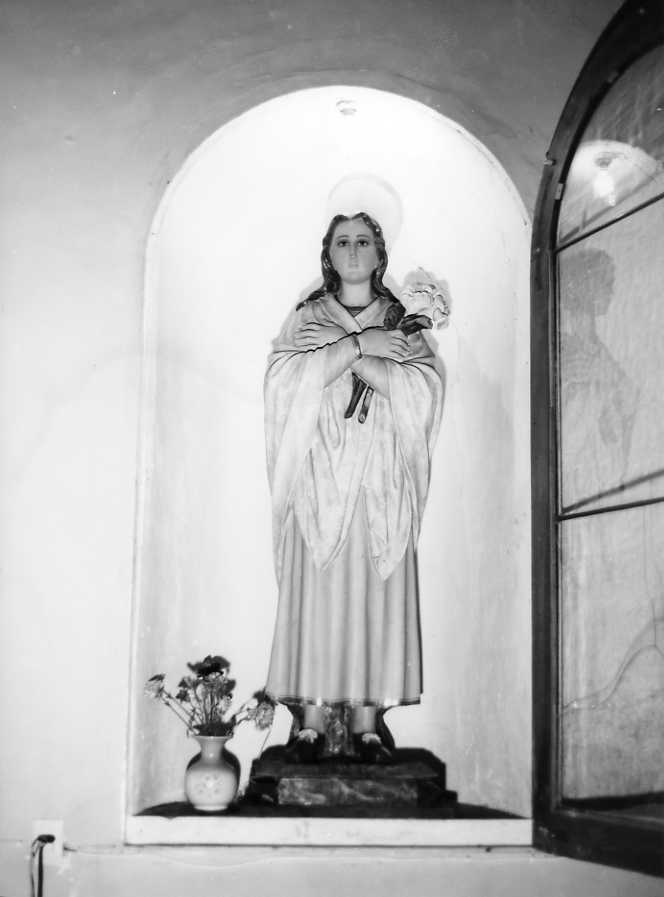 Santa (statua) - bottega campana (prima metà sec. XX)