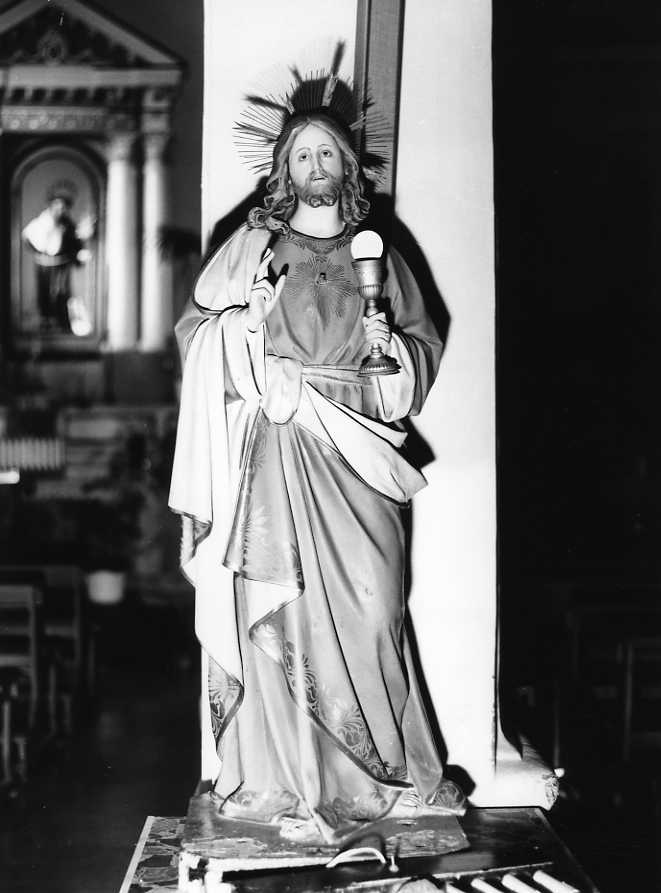 Cristo (statua) - bottega campana (prima metà sec. XX)