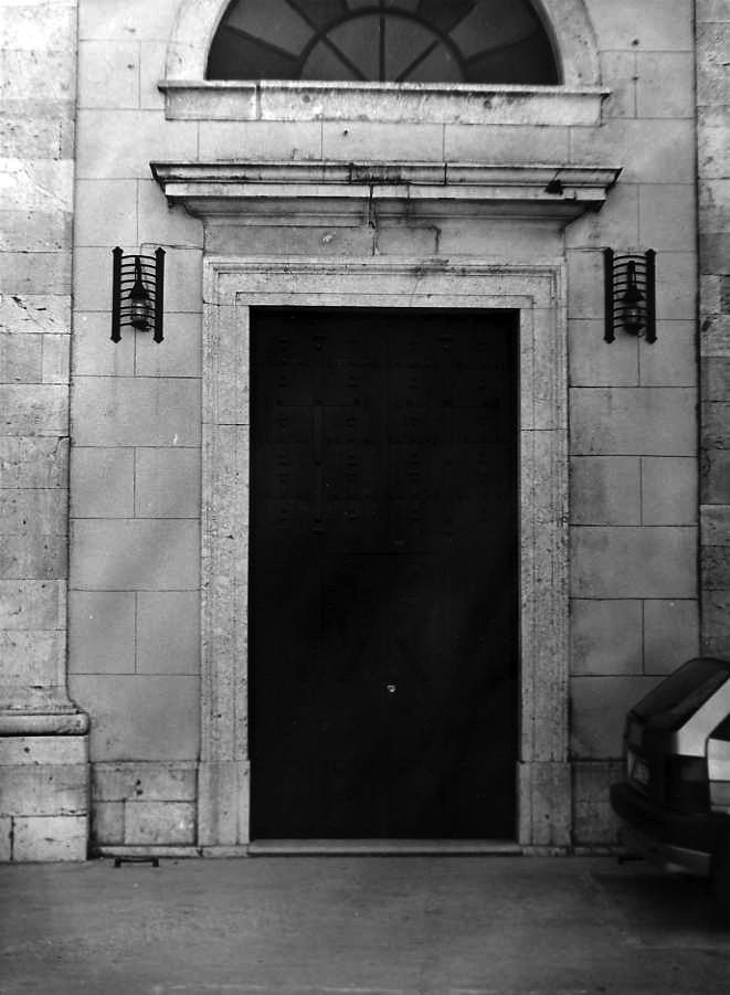 mostra di portale - bottega campana (fine sec. XVI)