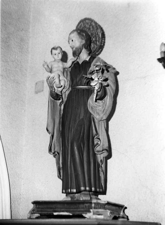 San Giuseppe e Gesù Bambino (statua) - bottega campana (sec. XIX)