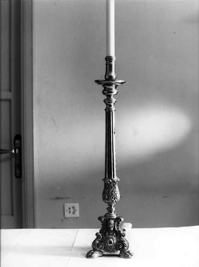 candelabro, serie - bottega campana (prima metà sec. XX)