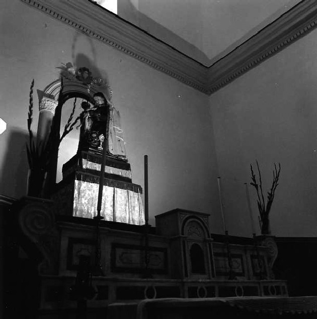 mostra architettonica d'altare - bottega campana (inizio sec. X)