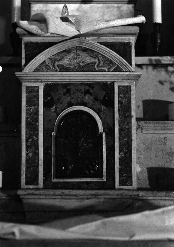 tabernacolo - a tempietto - bottega campana (sec. XIX)