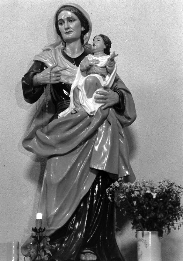 Madonna con Bambino (statua) - bottega campana (prima metà sec. XX)