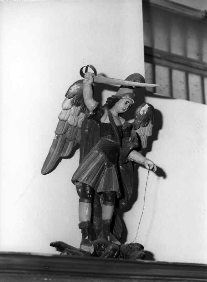 San Michele Arcangelo (scultura) - bottega campana (sec. XIX)