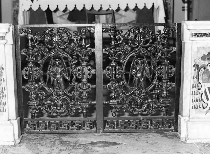 cancello di balaustrata - bottega campana (sec. XVIII)