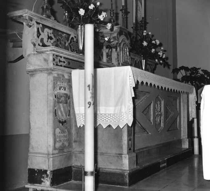 altare maggiore - bottega campana (sec. XVIII)