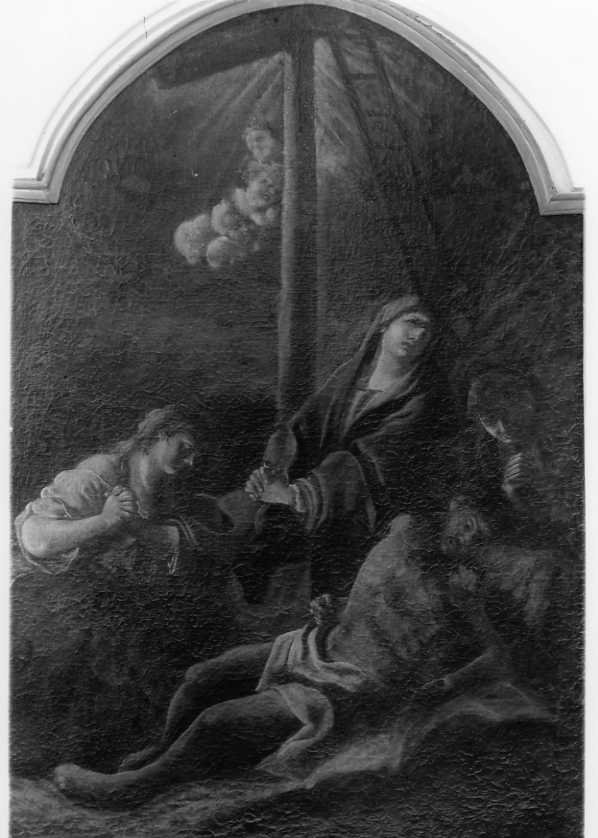 deposizione di Cristo dalla croce (dipinto) - ambito campano (fine sec. XIX)