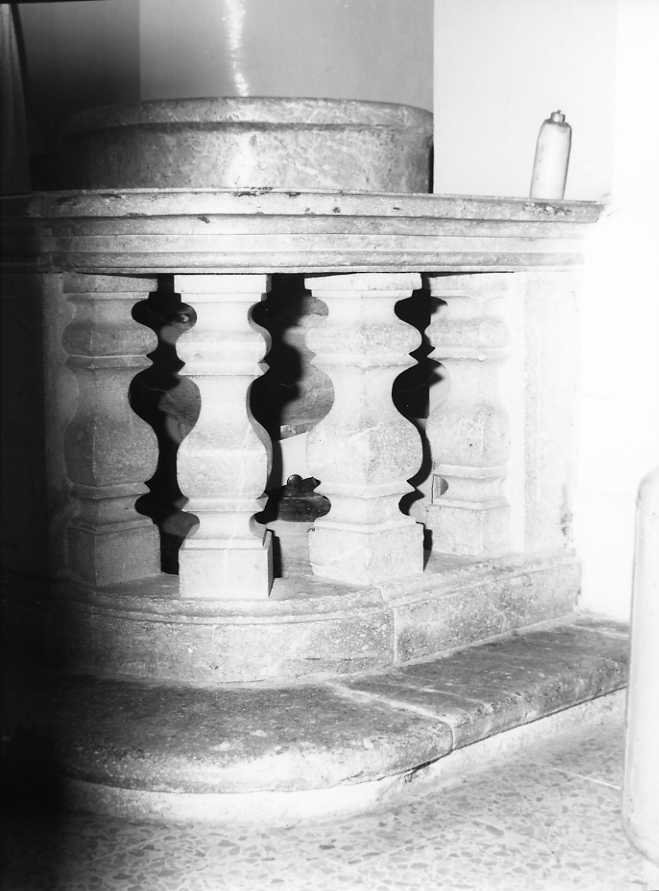 balaustrata, serie - bottega campana (sec. XVII)