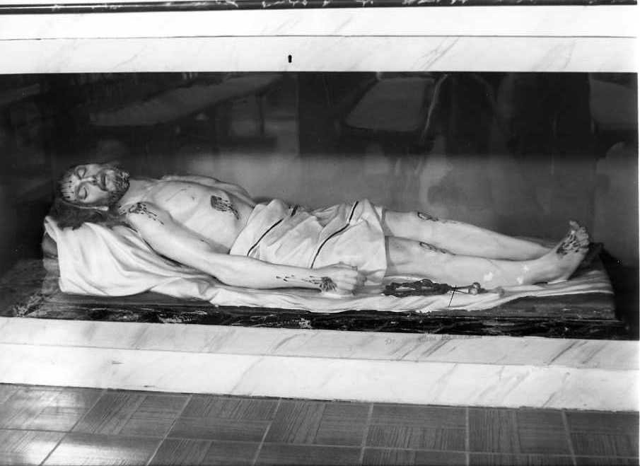 Cristo deposto dalla croce (statua) - bottega campana (sec. XVII)