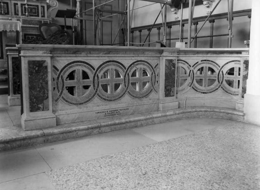 balaustrata, serie - bottega campana (sec. XVII)