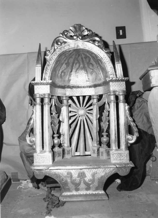 ostensorio - bottega campana (inizio sec. XX)