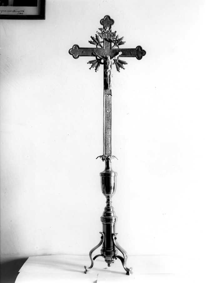 croce d'altare - bottega campana (sec. XIX)